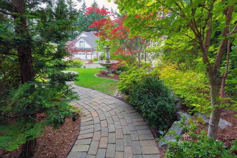Landscaped Paver Pathway