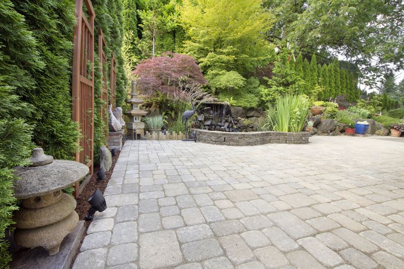 Landscaped Paver Area